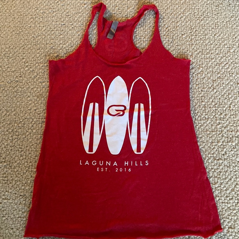 Cyclebar muscle tank with logo.  Racer back with logo. Size small.